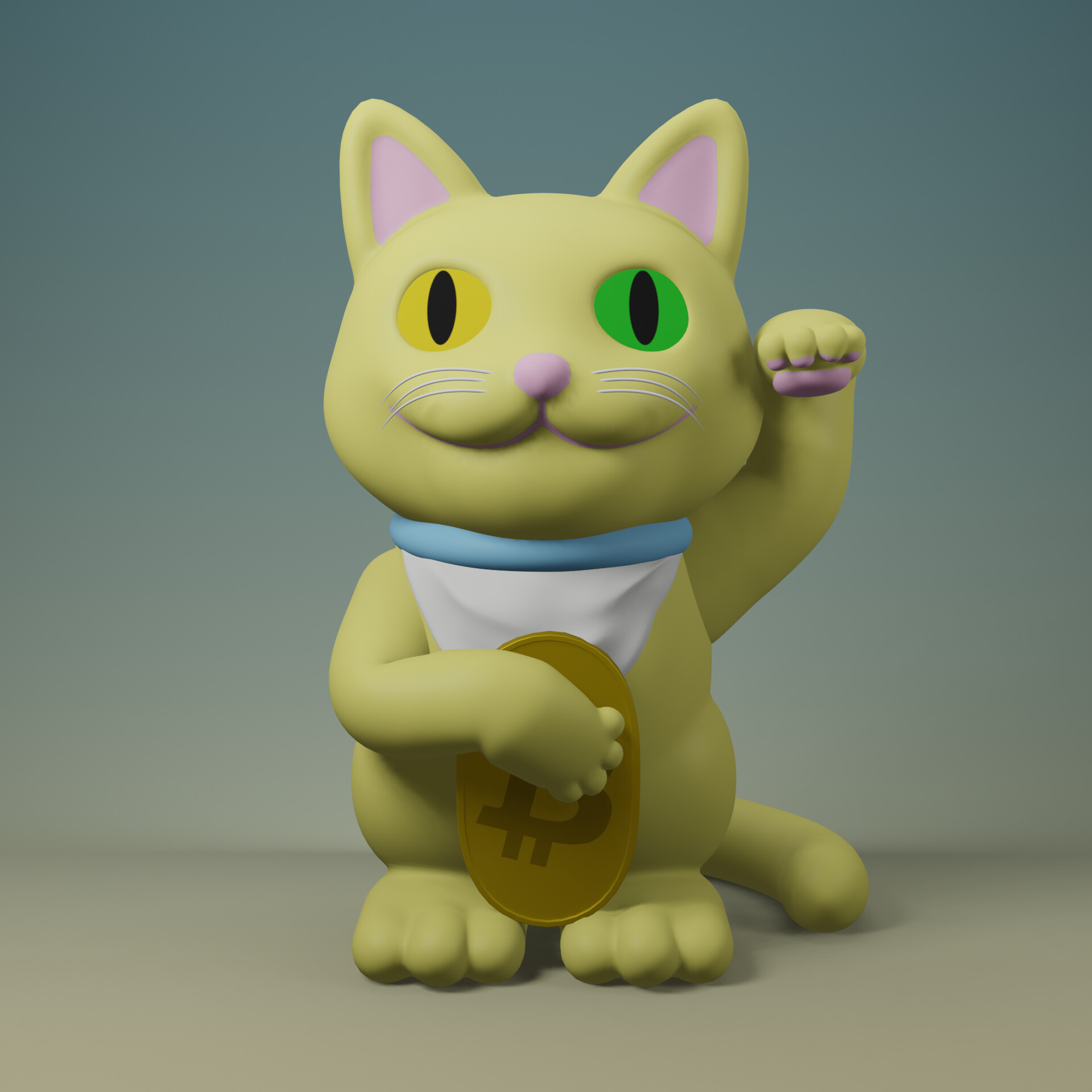 ArtStation - Maneki Neko NFT project