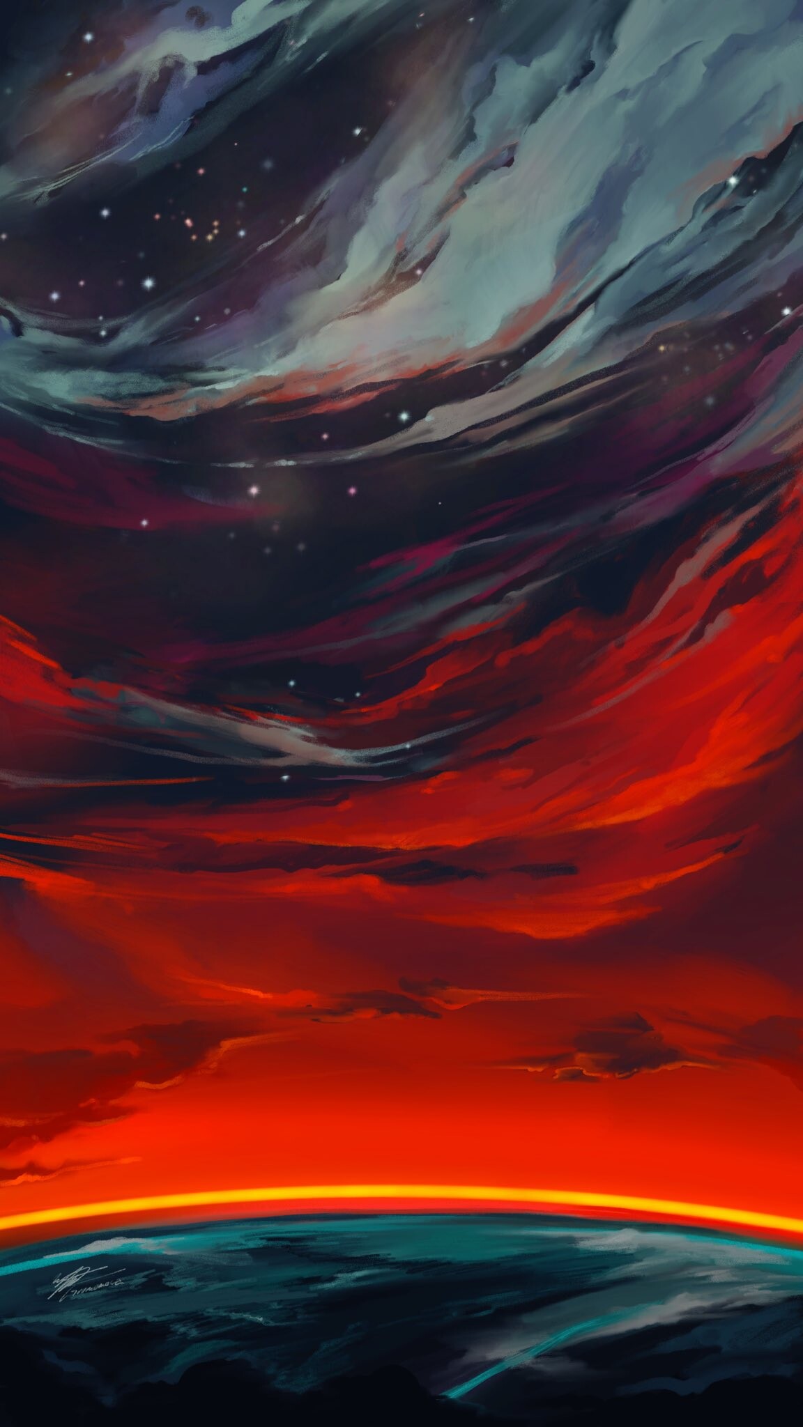 ArtStation - Sunset Sky Clouds