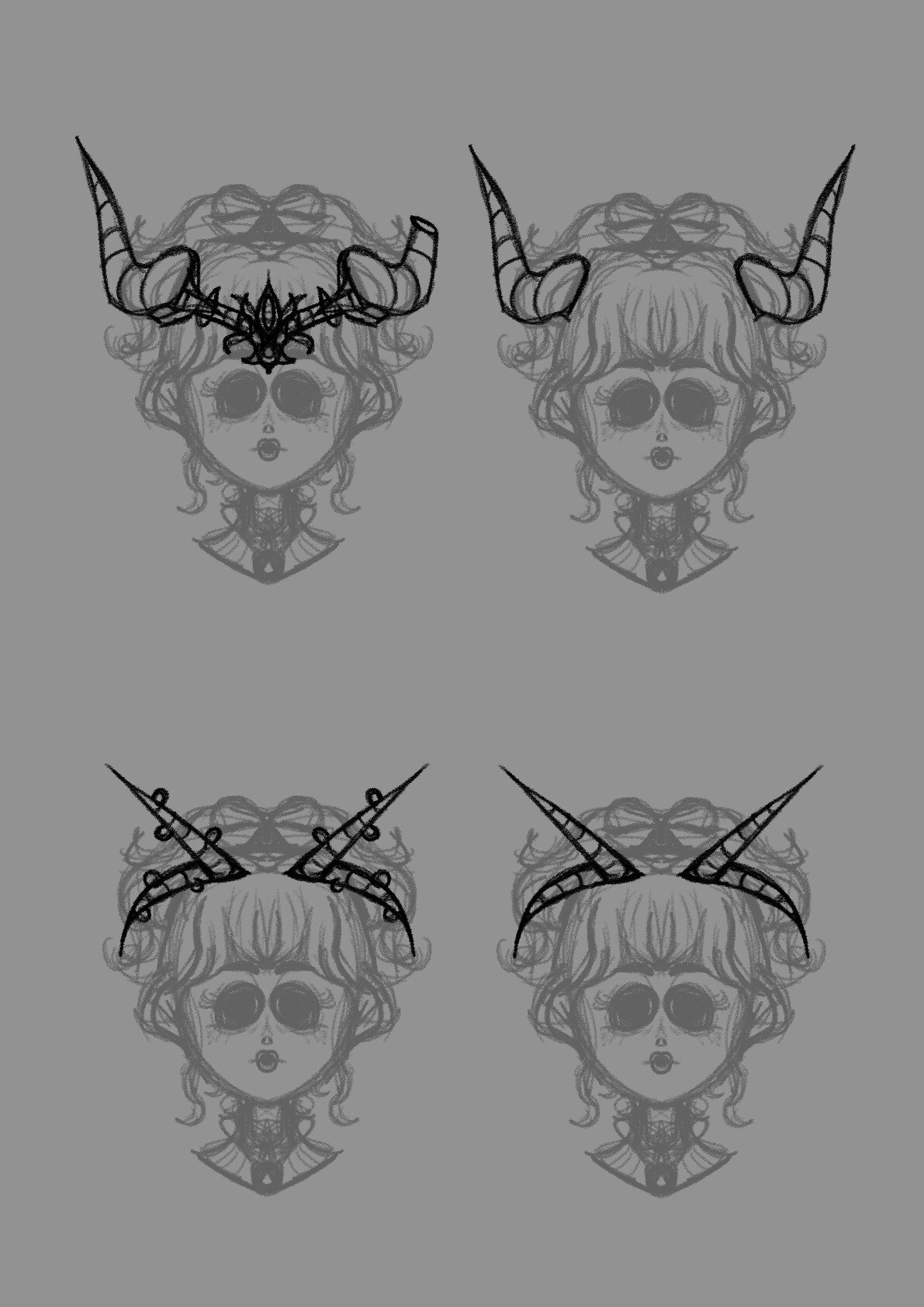 ArtStation - Demon Horns Concepts