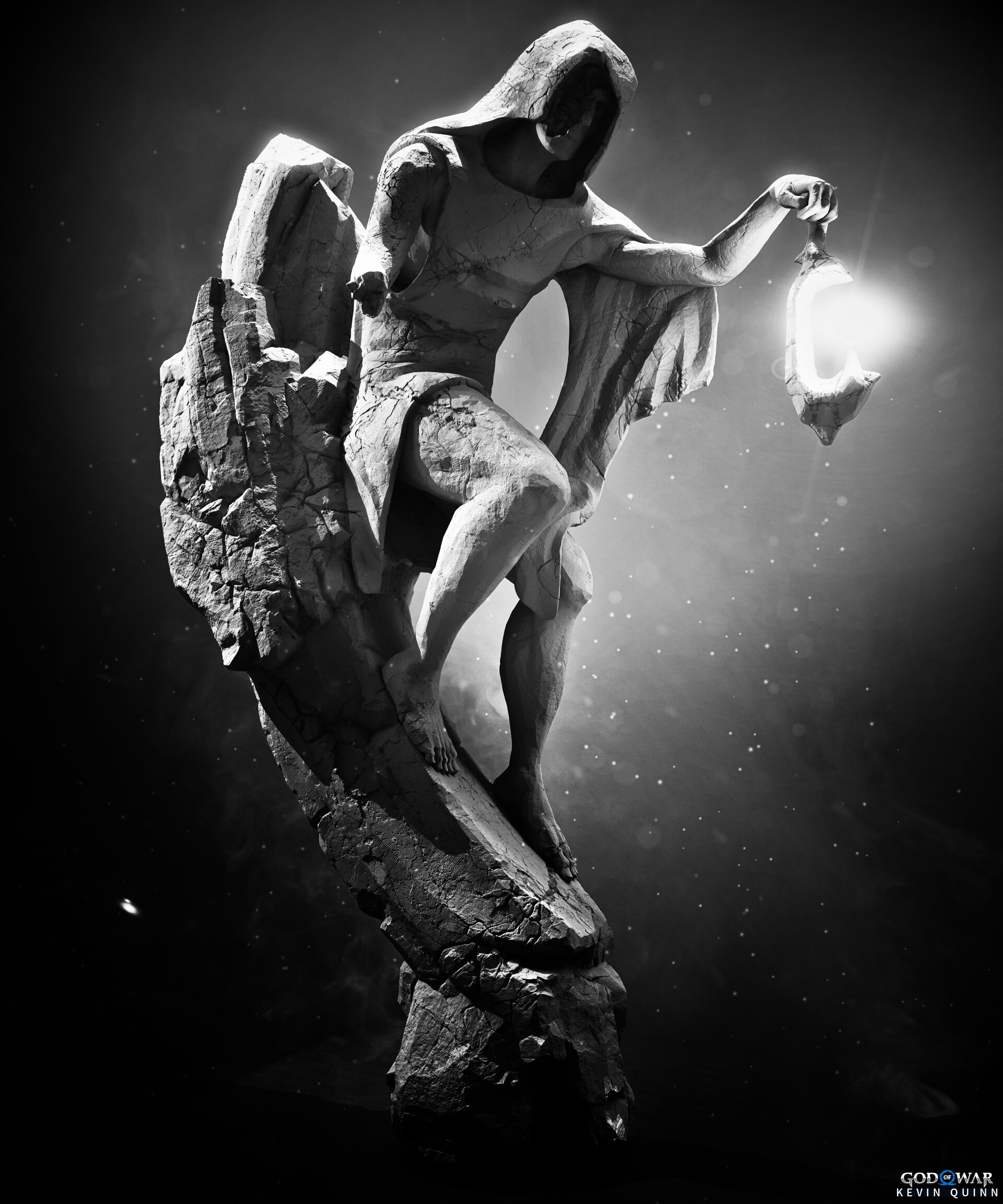ArtStation - God Of War Ragnarök - Odin Statue