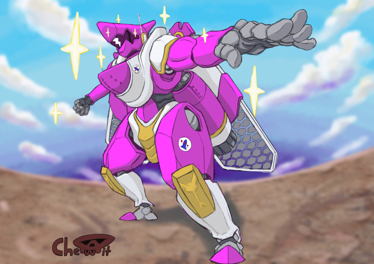 ArtStation Mecha Sparkling Hero