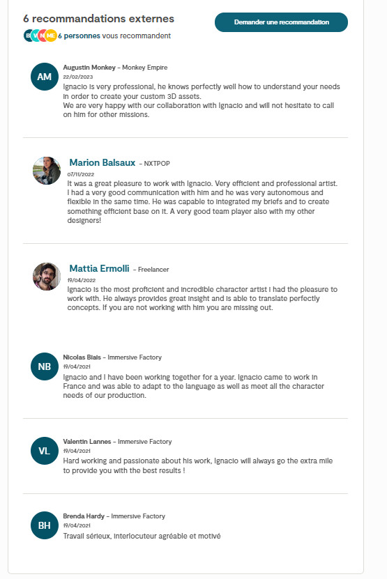You will find them in my freelance site at https://www.malt.fr/profile/ikaliman