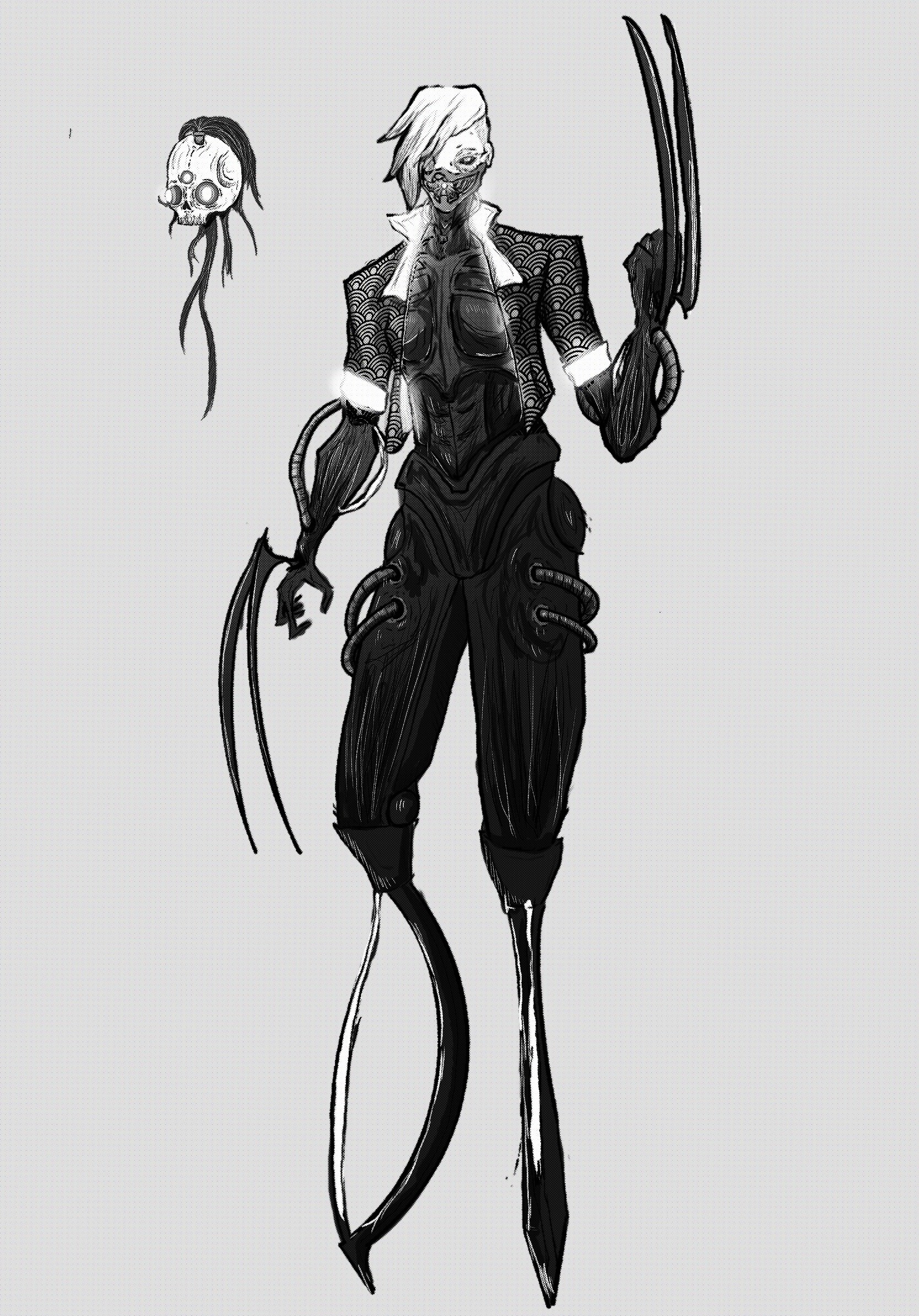 ArtStation The Skull Merchant fan redesign