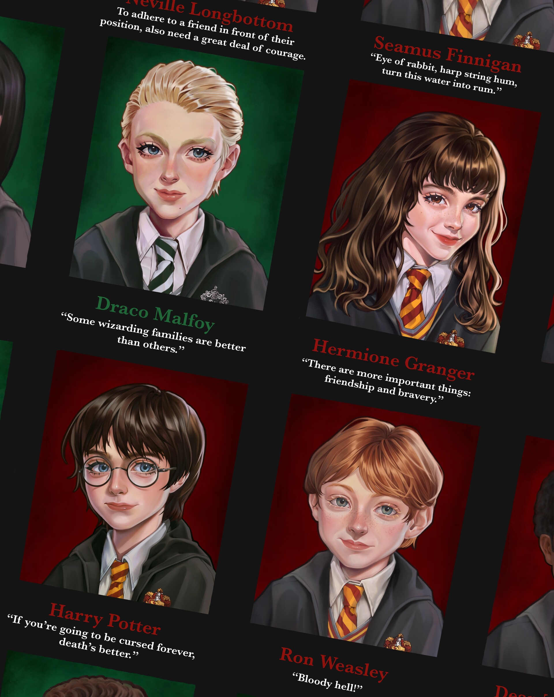 ArtStation - Harry Potter Yearbook