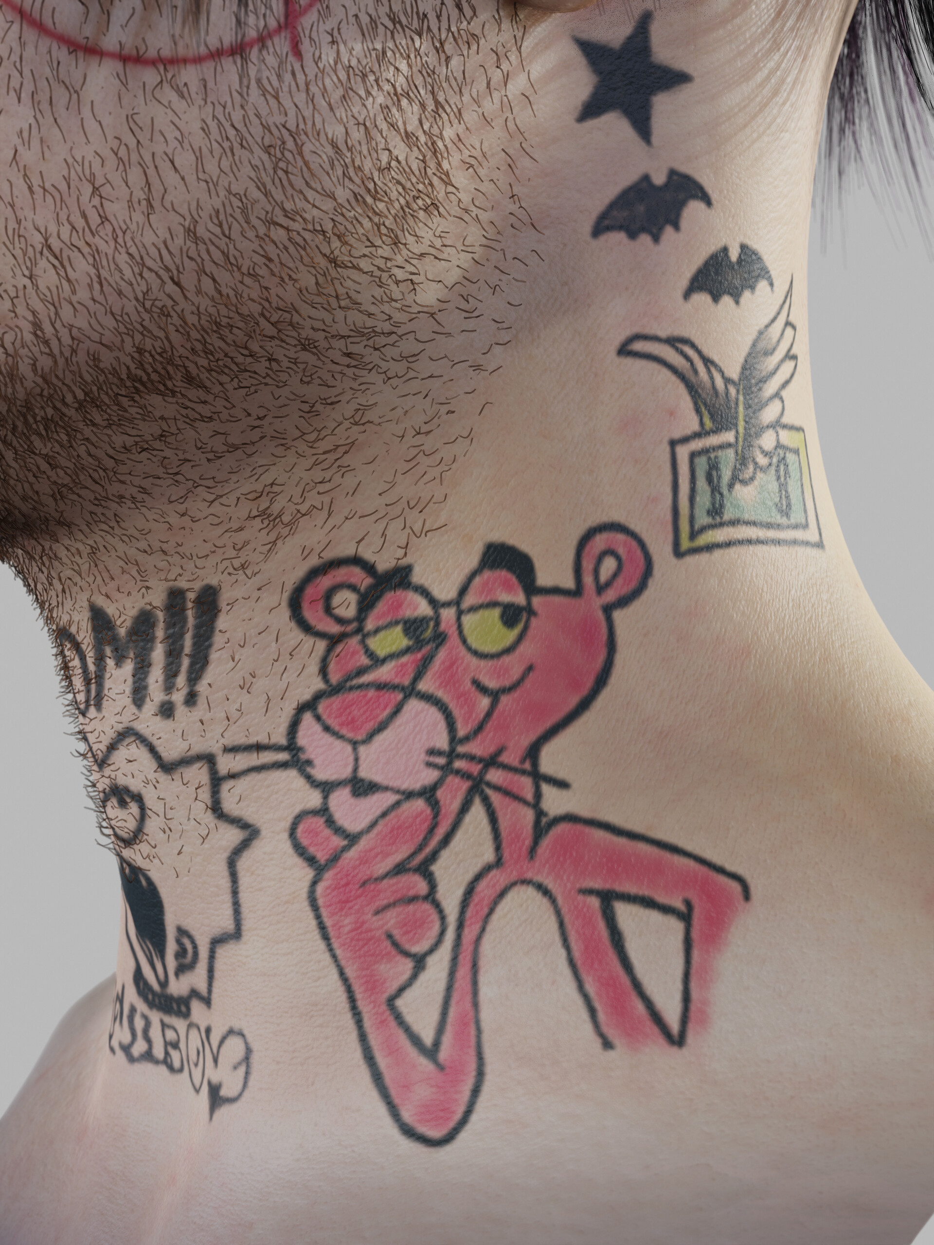 Take a Tour of Lil Peeps Tattoos  Tattoo Ideas Artists and Models