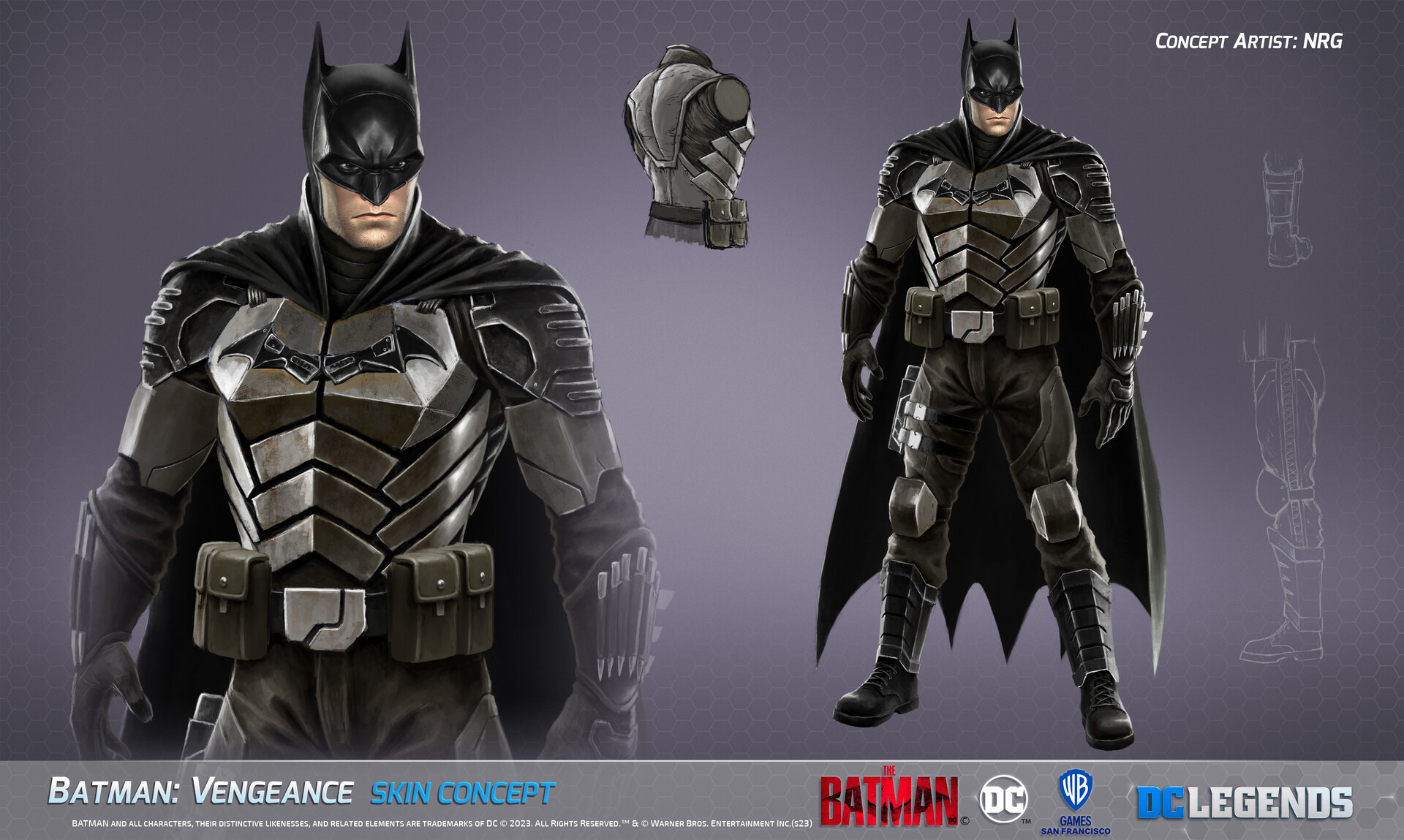 ArtStation - DC Legends Batman Vengeance skin concept by NRG