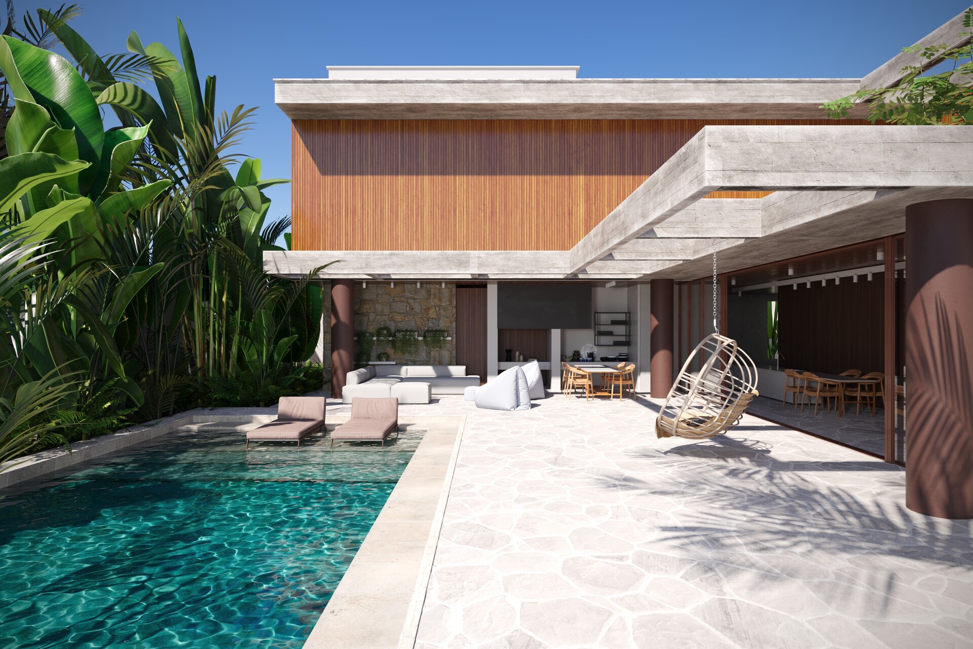 ArtStation - Summer Villa House Archviz (Corona)