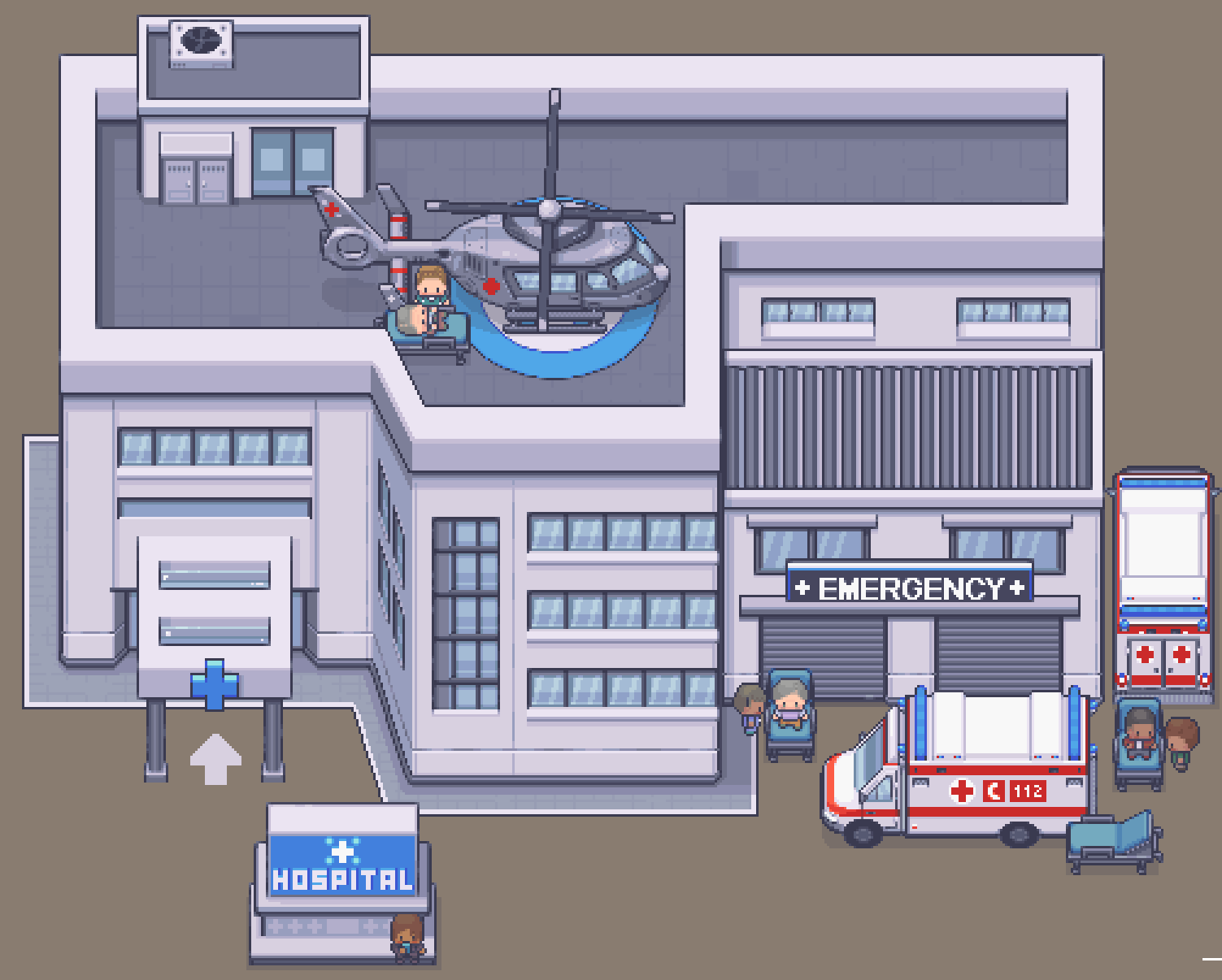 ArtStation - Hospital - 16x16