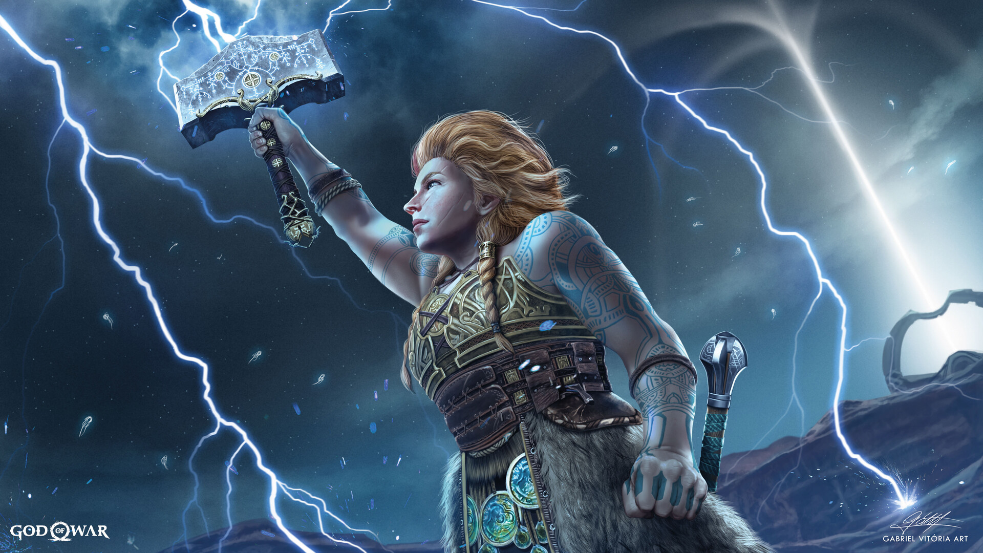 ArtStation - Thor, God of War: Ragnarok - Fan Art