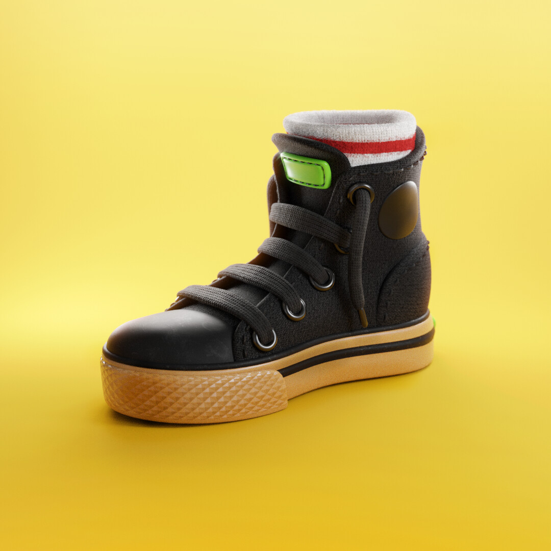 ArtStation - Cartoon sneaker for an upcoming project