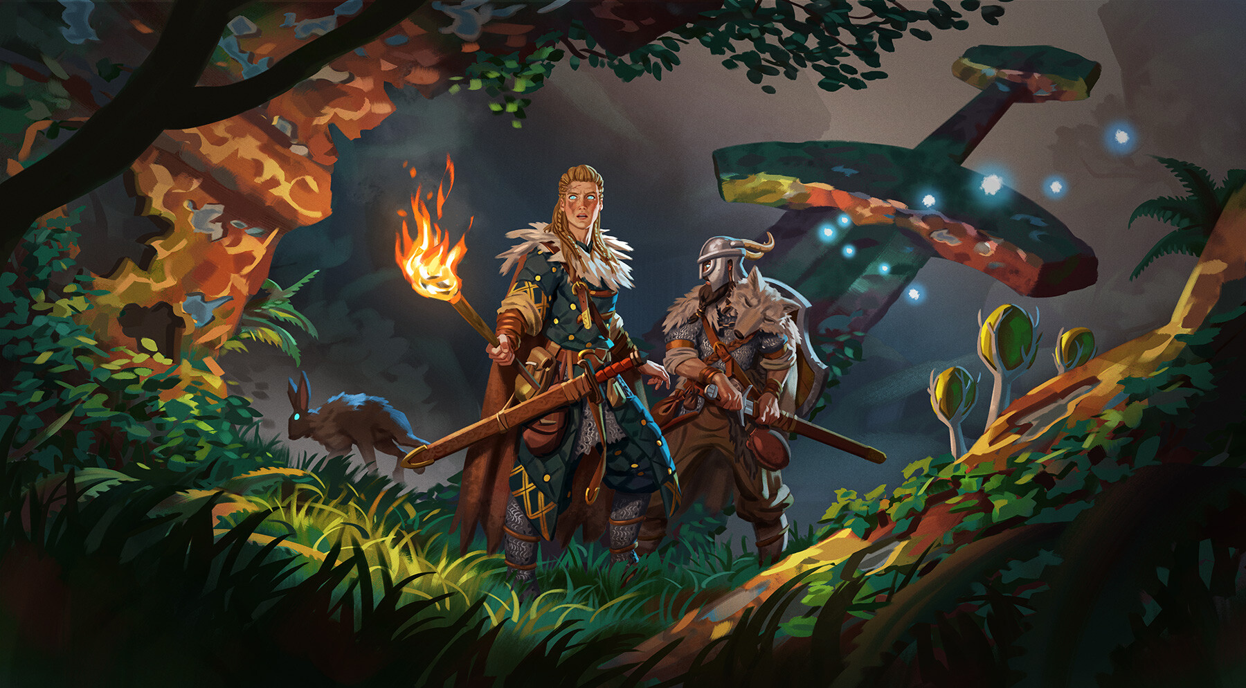 Artstation exploring mistlands