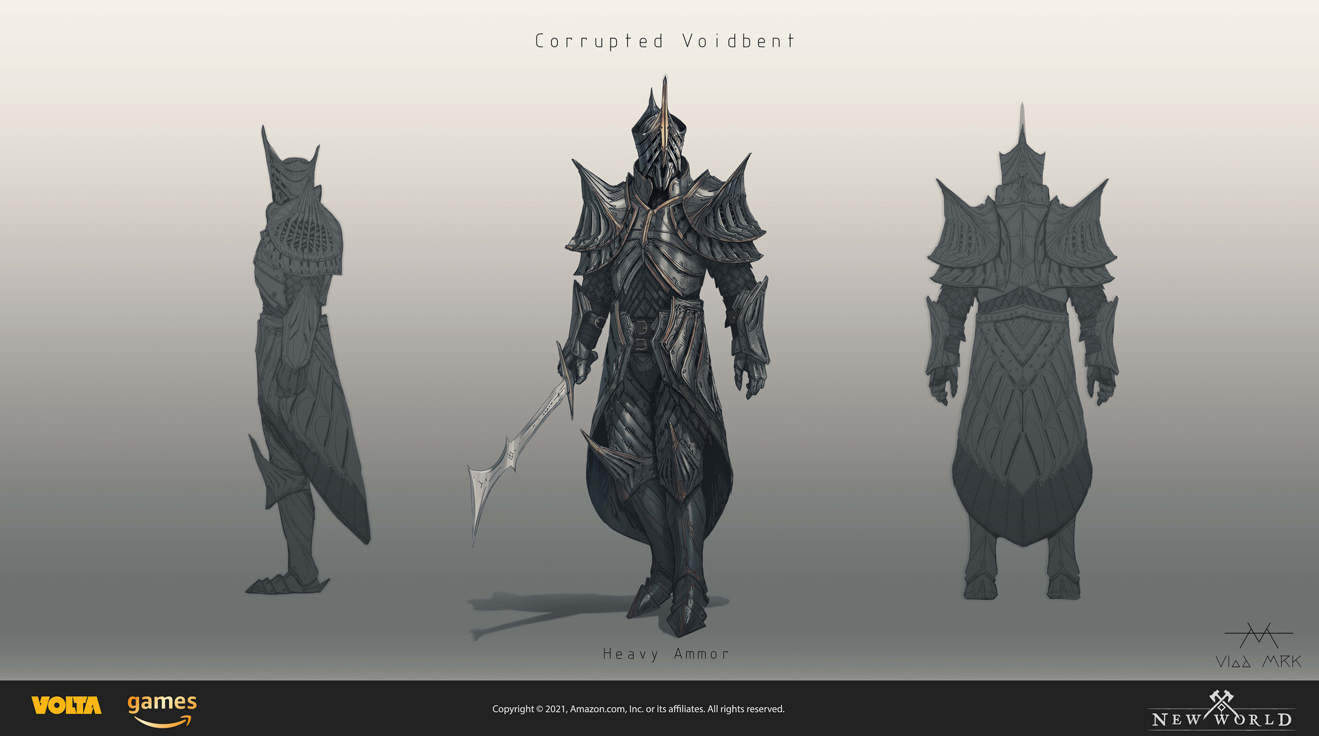 ArtStation Corrupted Voidbent heavy armor