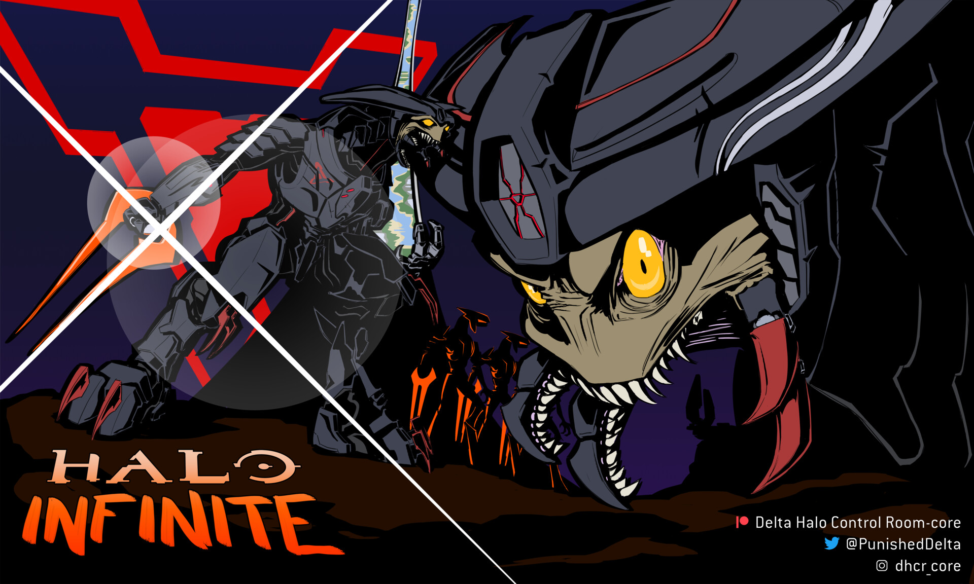 ArtStation Halo Infinite x Gurren Lagann ('21)