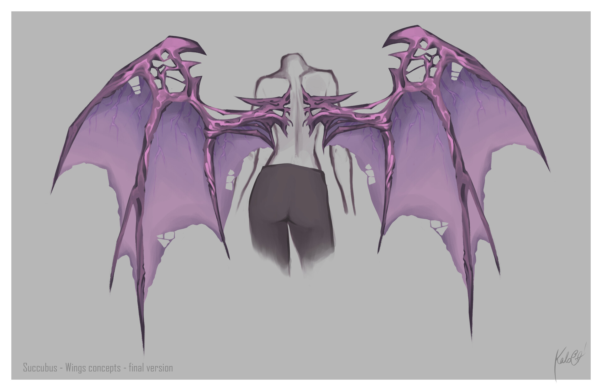ArtStation - Succubus wings - concept art