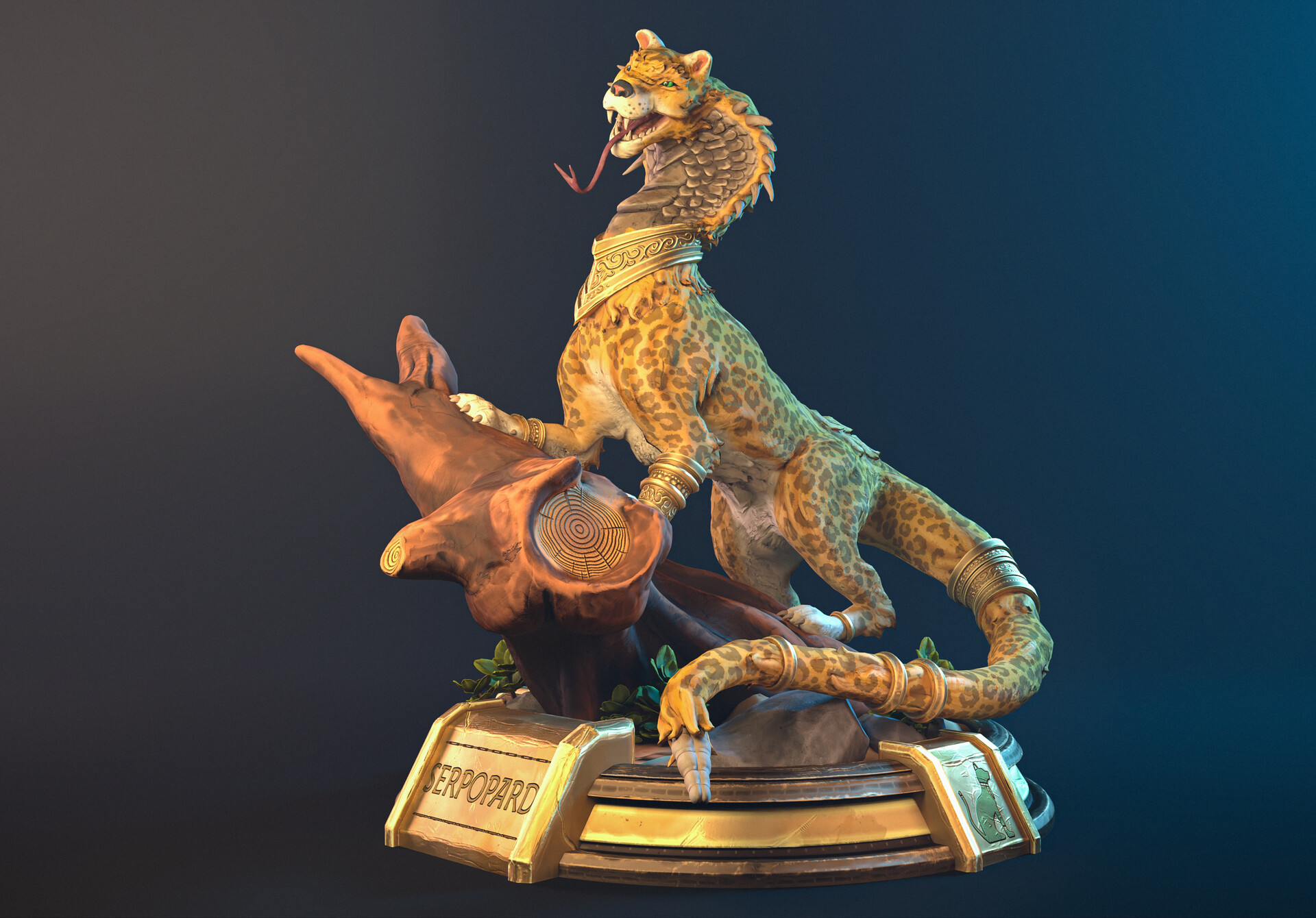 ArtStation Serpopard Chess Pawn