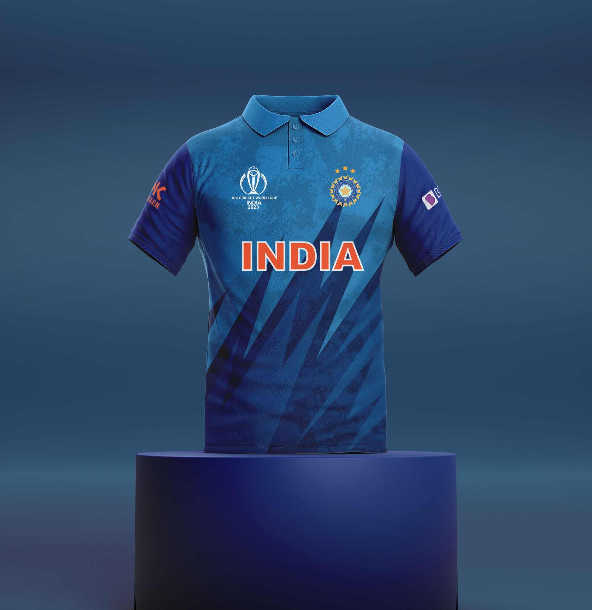 ArtStation - India Concept Jersey -2 | world cup 2023 | design by ...