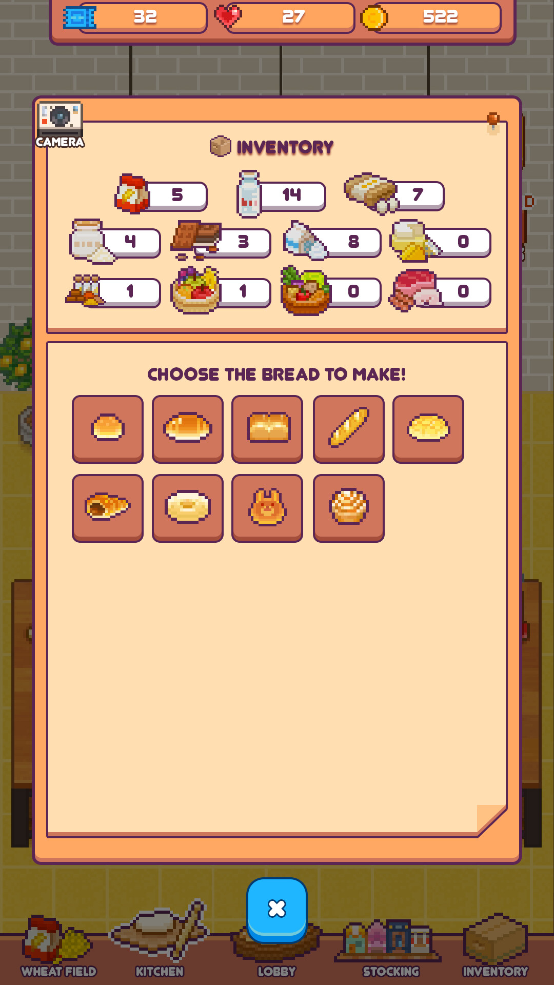 ArtStation Fairy Bakery UI Redrawn