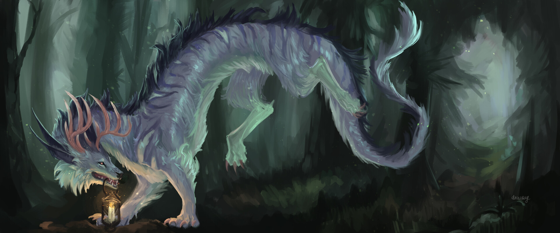 ArtStation Lantern at Nightfall