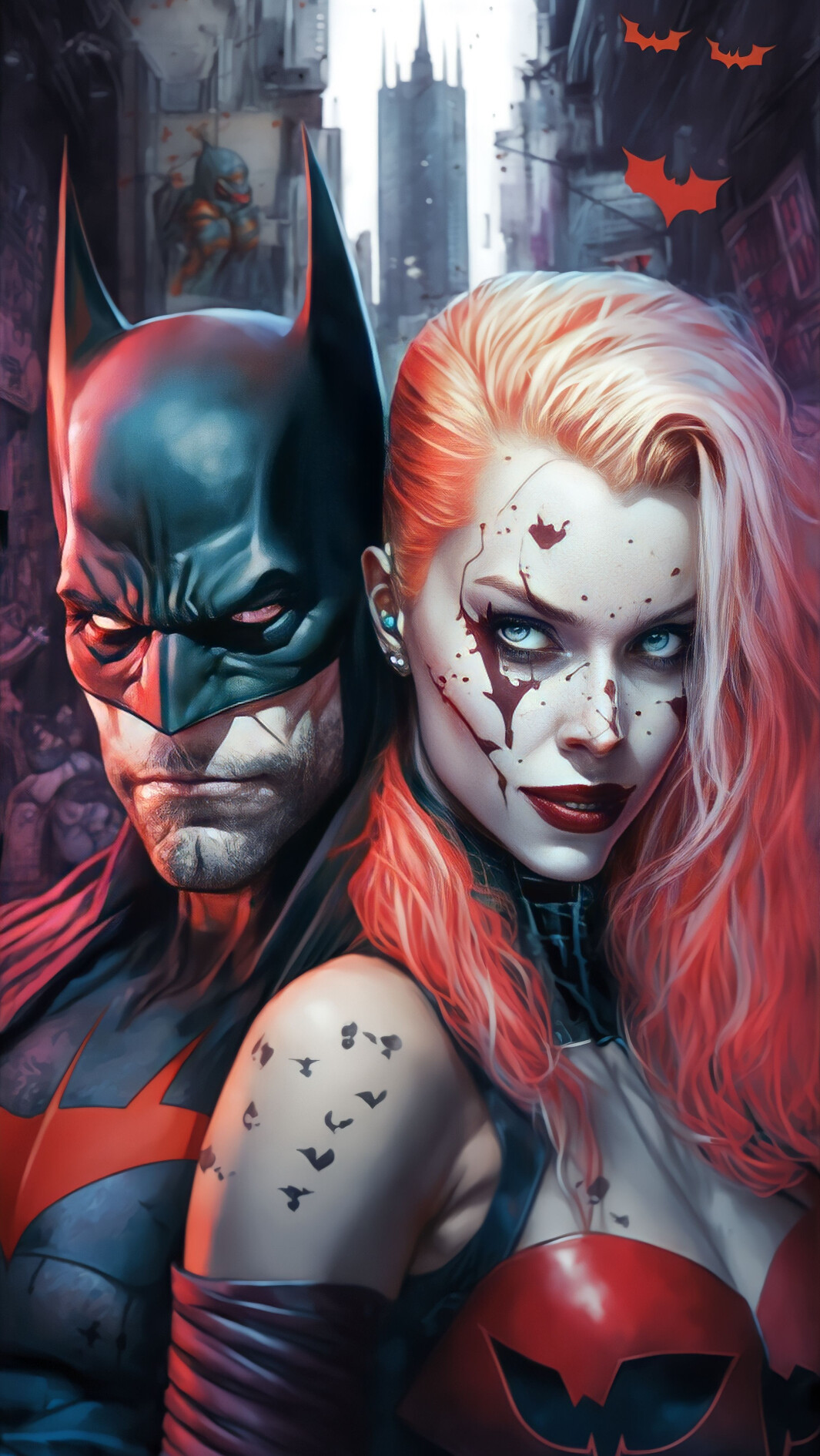 ArtStation - Batman and Harley