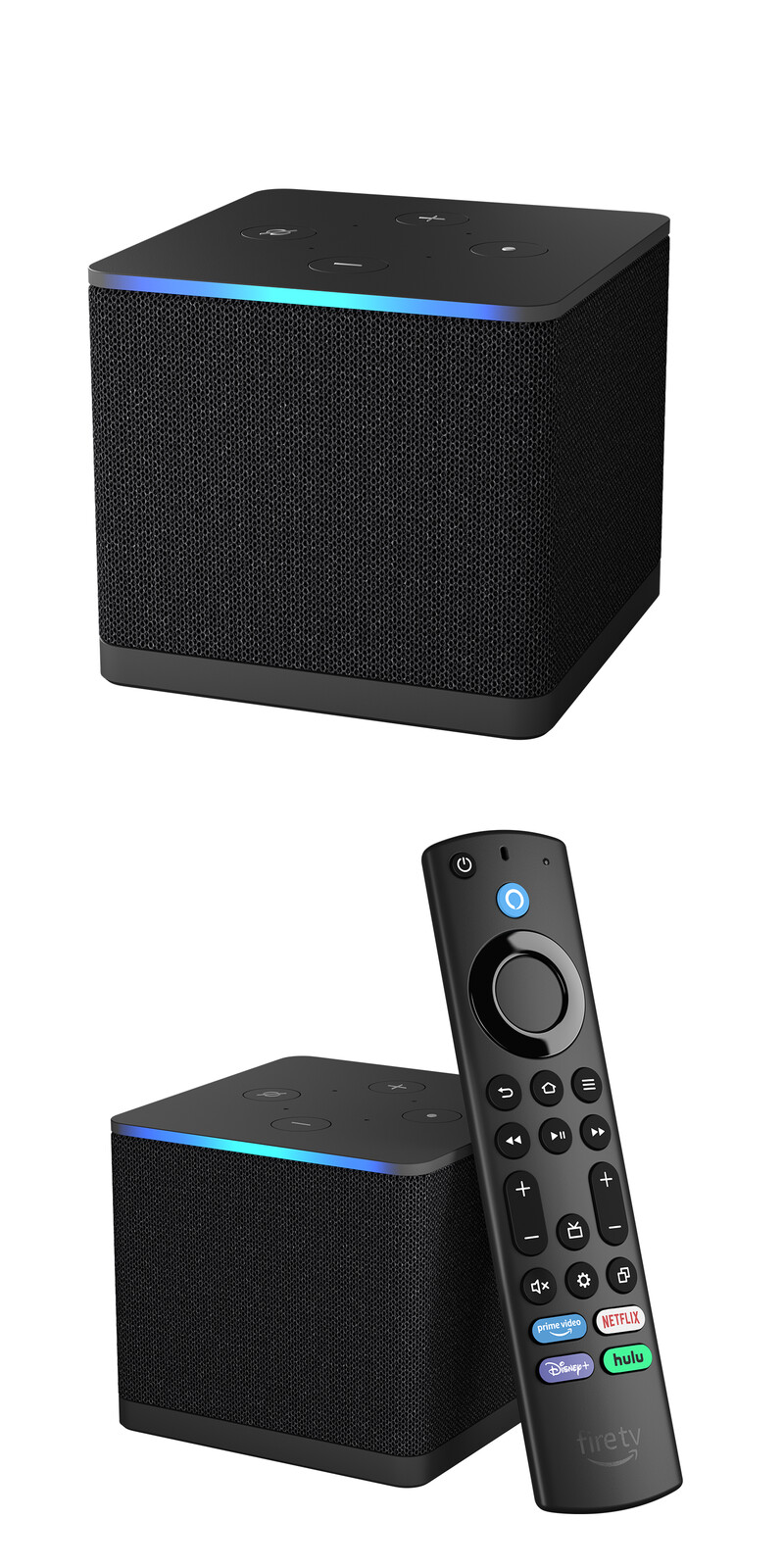 Product render of the Amazon Fire TV Cube. Lighting, compositing, and material creation were made in Cinema4D