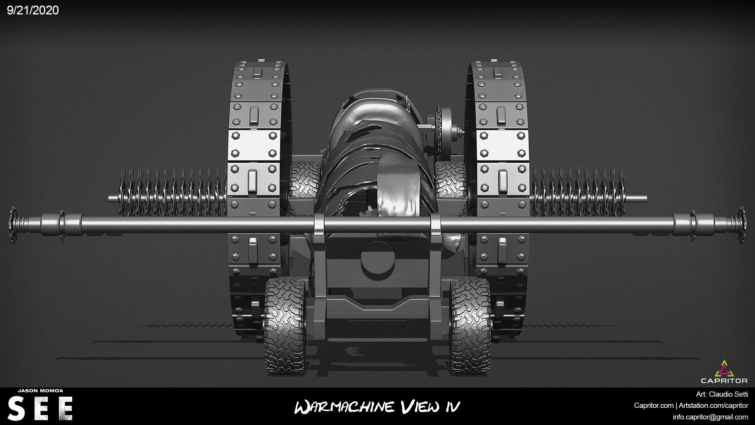 Jason Momoa - SEE - Warmachine Concept Design View 4