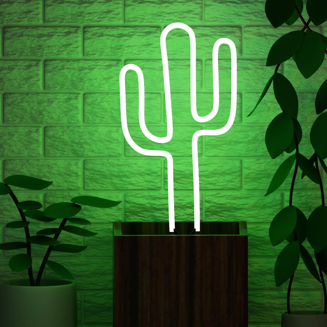 ArtStation - Neon Cactus