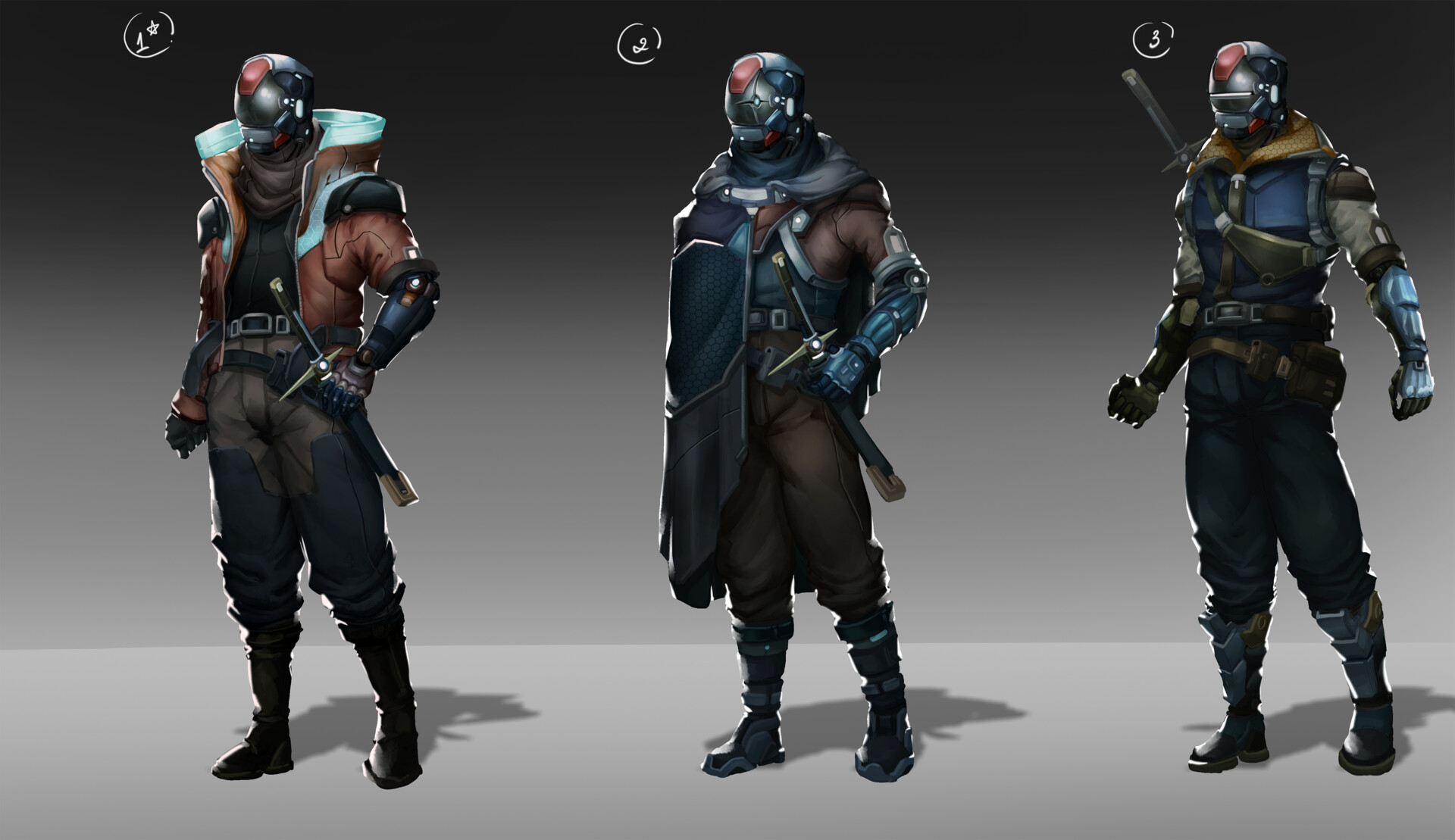 Artstation - Cyber Bounty Hunter ( Concept Practice )