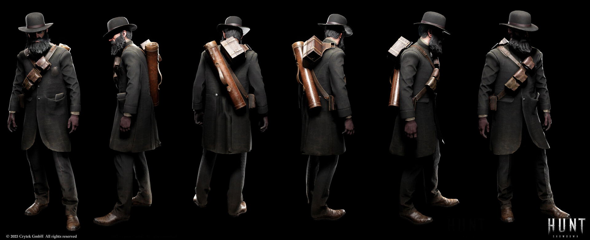 Guillem Adrián Flores Hunt Showdown Characters Hawkshaw Jack and