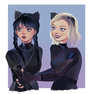 ArtStation - Cat Noir Valentine's day special