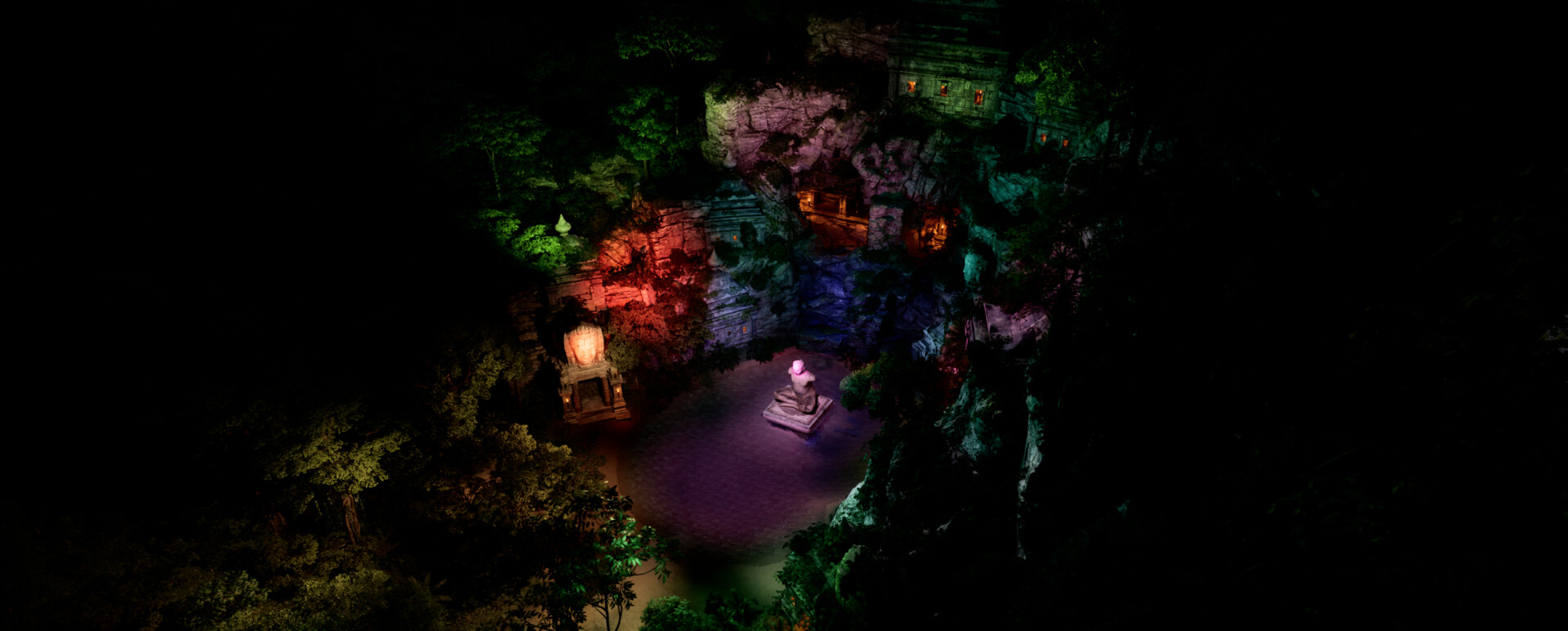 ArtStation Сolorful temple Unreal Engine 5
