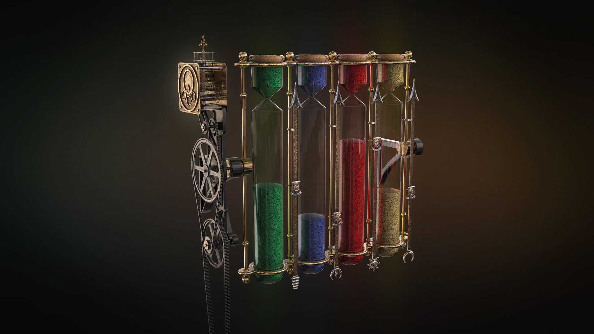 ArtStation - Hogwarts Hourglass - Great Hall prop