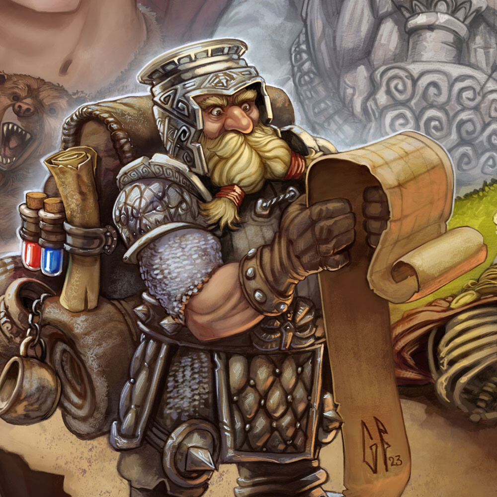 Dwarf close up