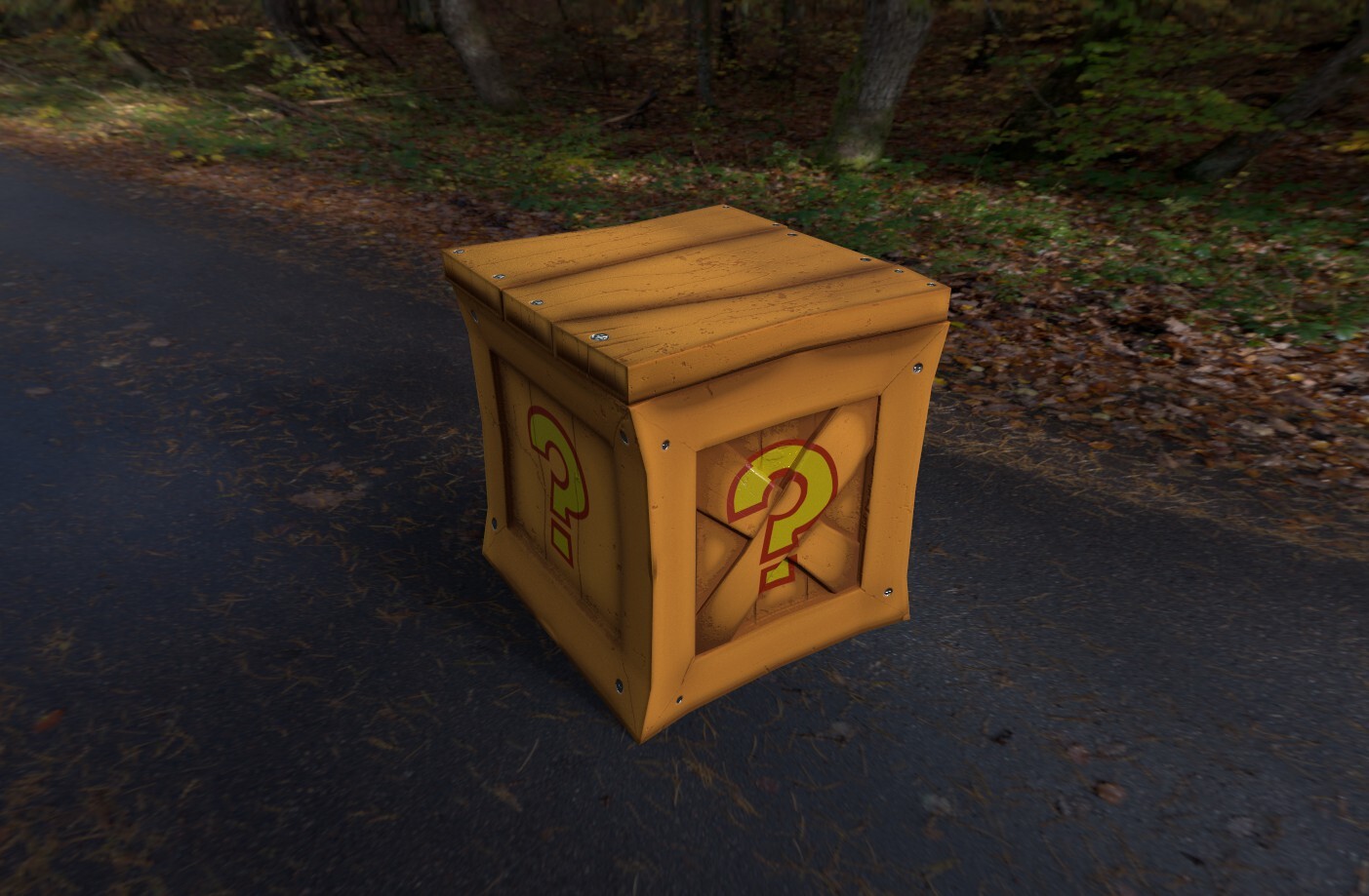 ArtStation Fã Crash Bandicoot Apple Box