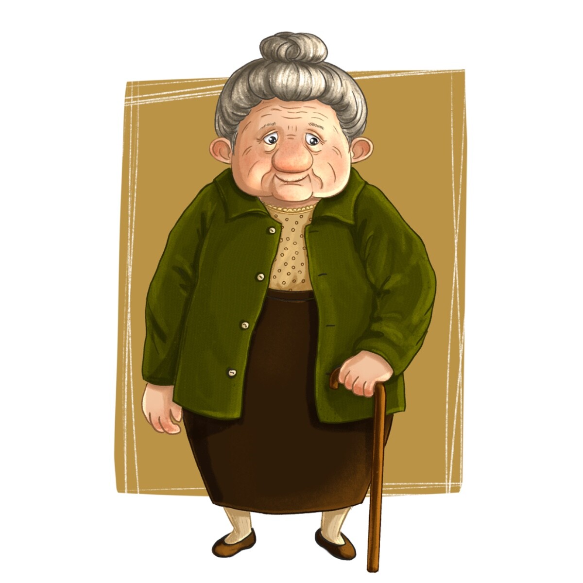 ArtStation - Old lady