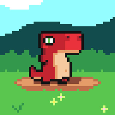 ArtStation - Dino Pixel art