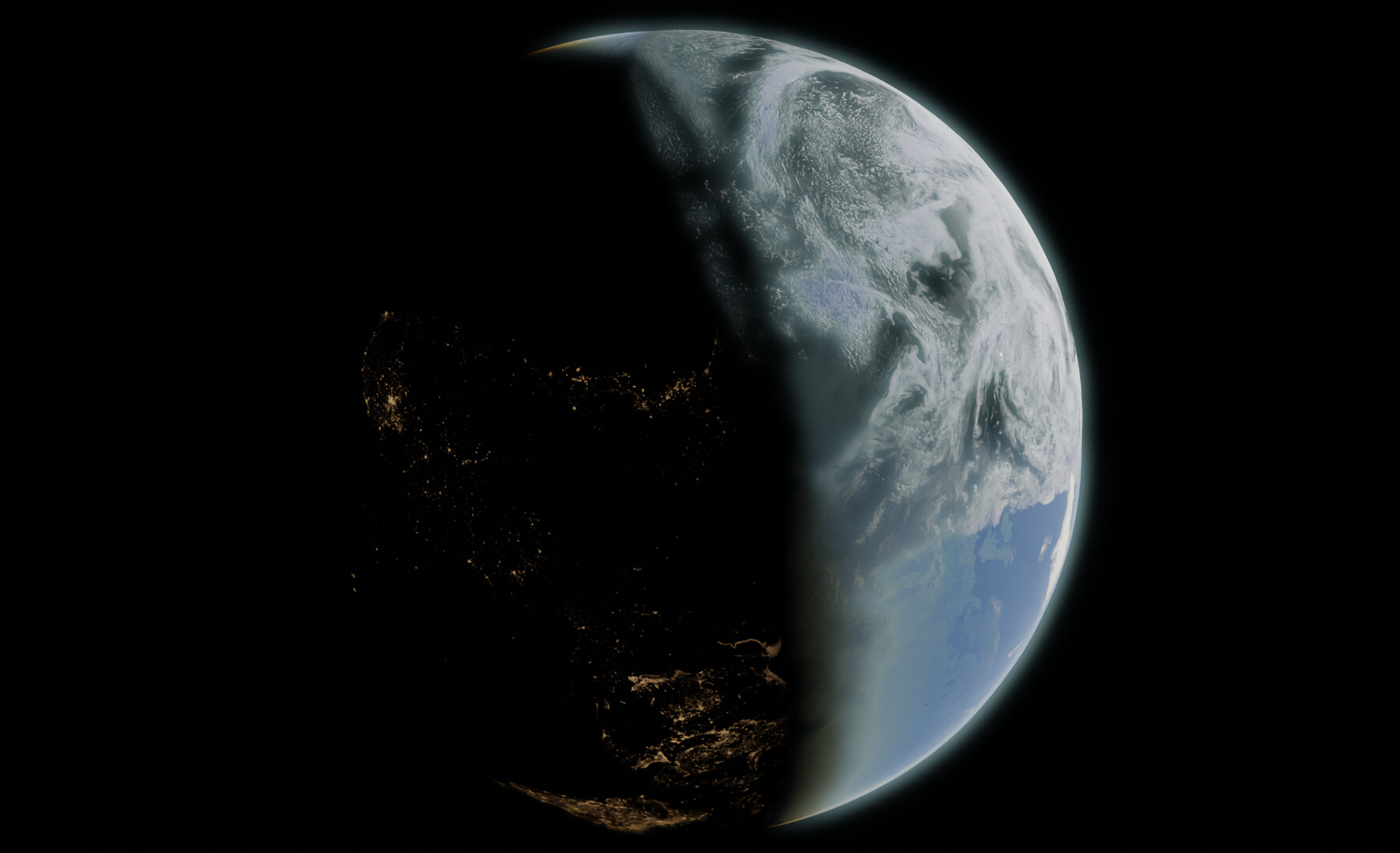 Day And Night On Earth Animation