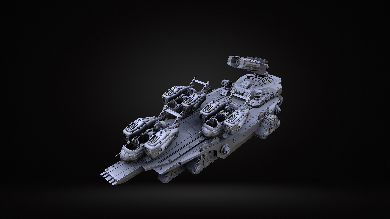 Aircarrier Vehicle from Space Bug Prairie Kickstarter