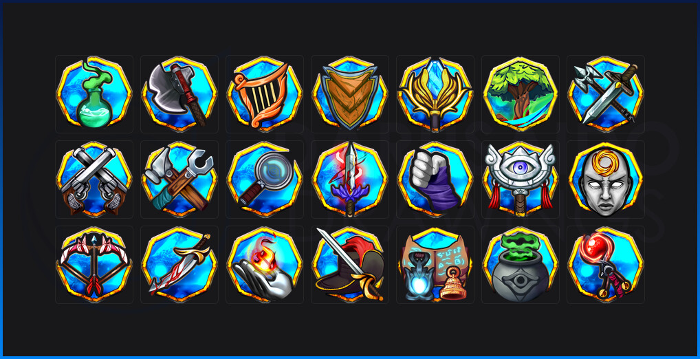 ArtStation Pathfinder Class Icons