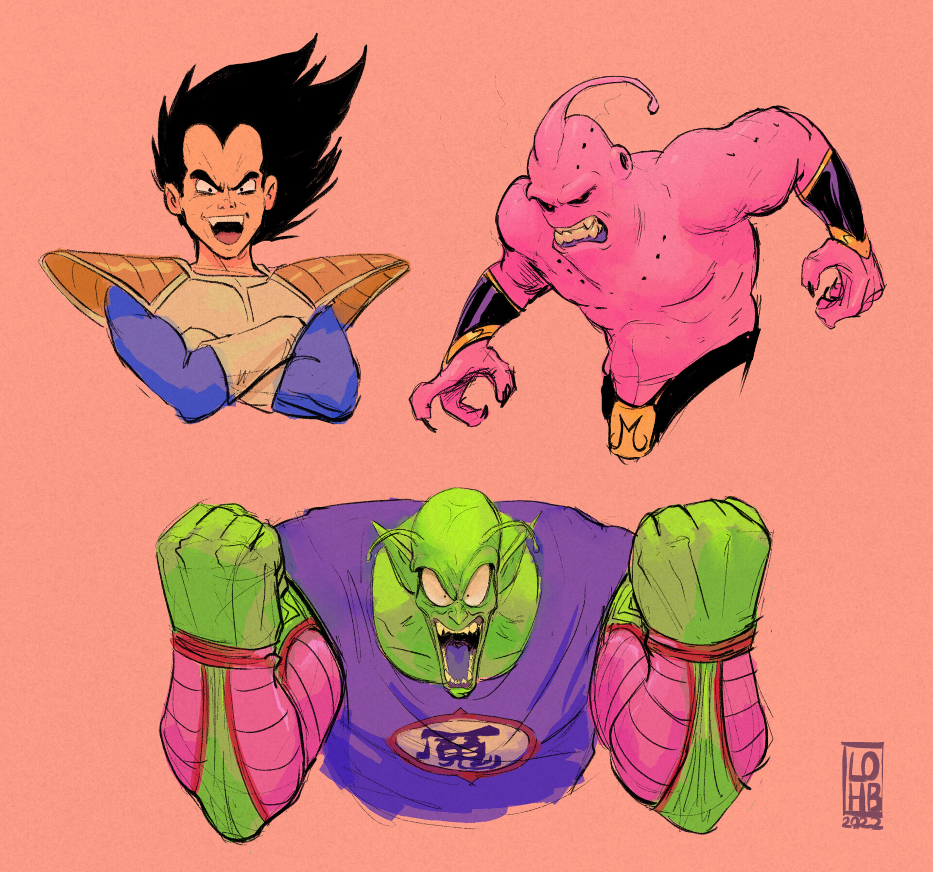 ArtStation - Majin Buu - Dragon Ball Z Fanart