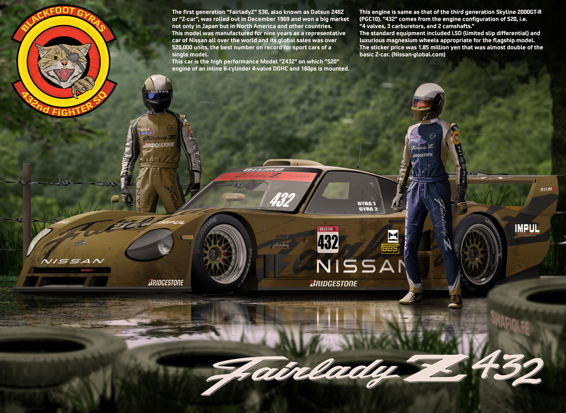 Shafiq Lee - GYRA racing Nissan Fairlady Z432 (S30) [Racing Prototype]
