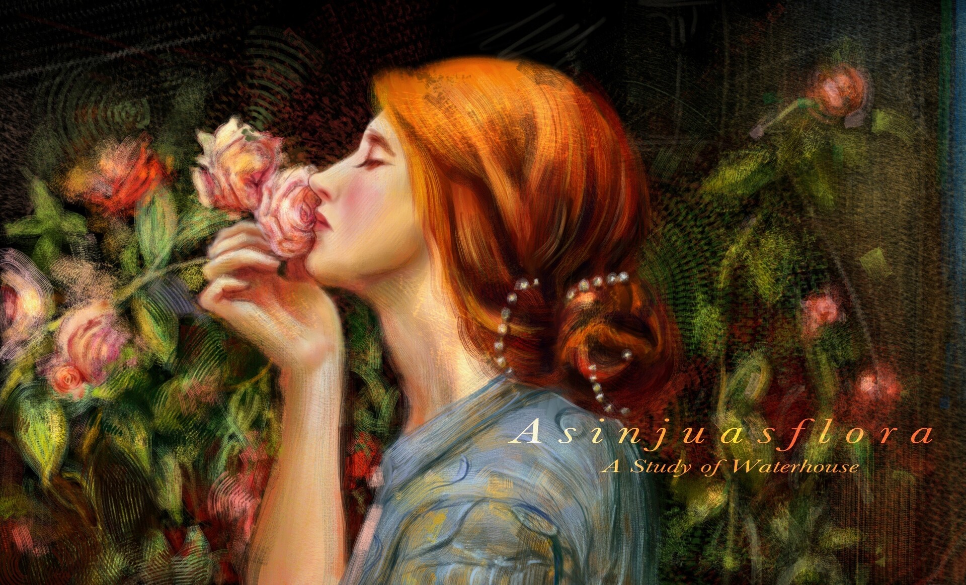 ArtStation The Soul of the Rose John William Waterhouse Study