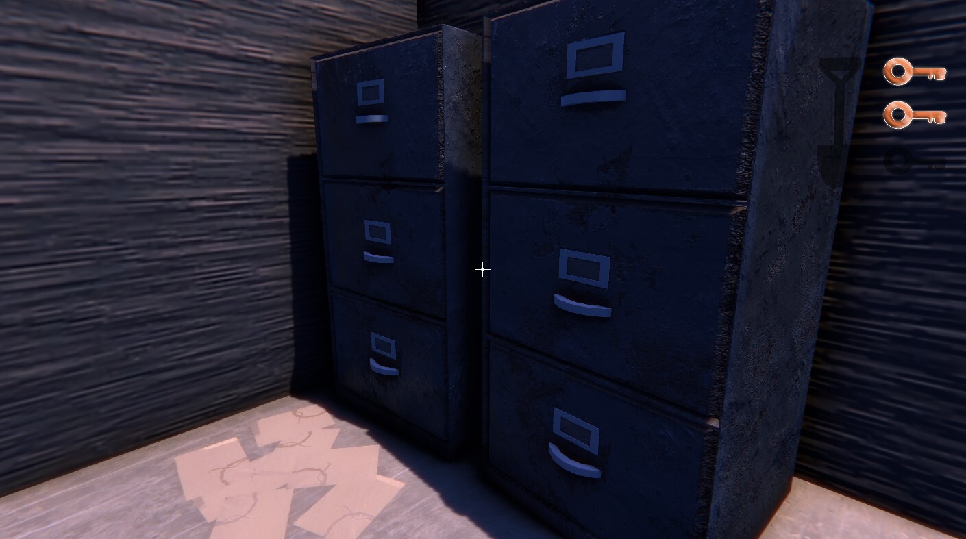 Old cabinets and papers are strewn about the facility's office. Maybe there's something of use?