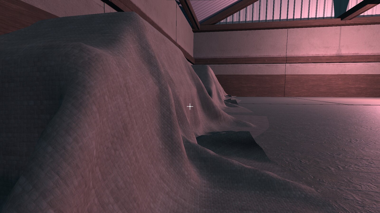 The car tarp asset is probably what I'm proudest of! It was completed and implemented early on and used with small variations throughout the scene!