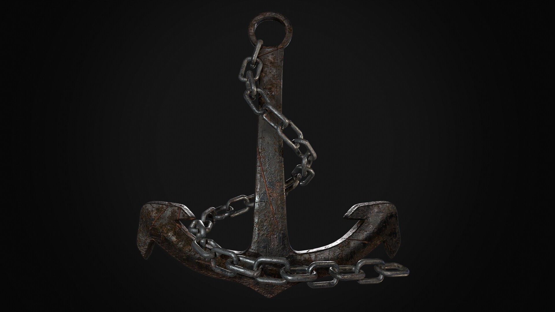 ArtStation - Rusted old Anchor