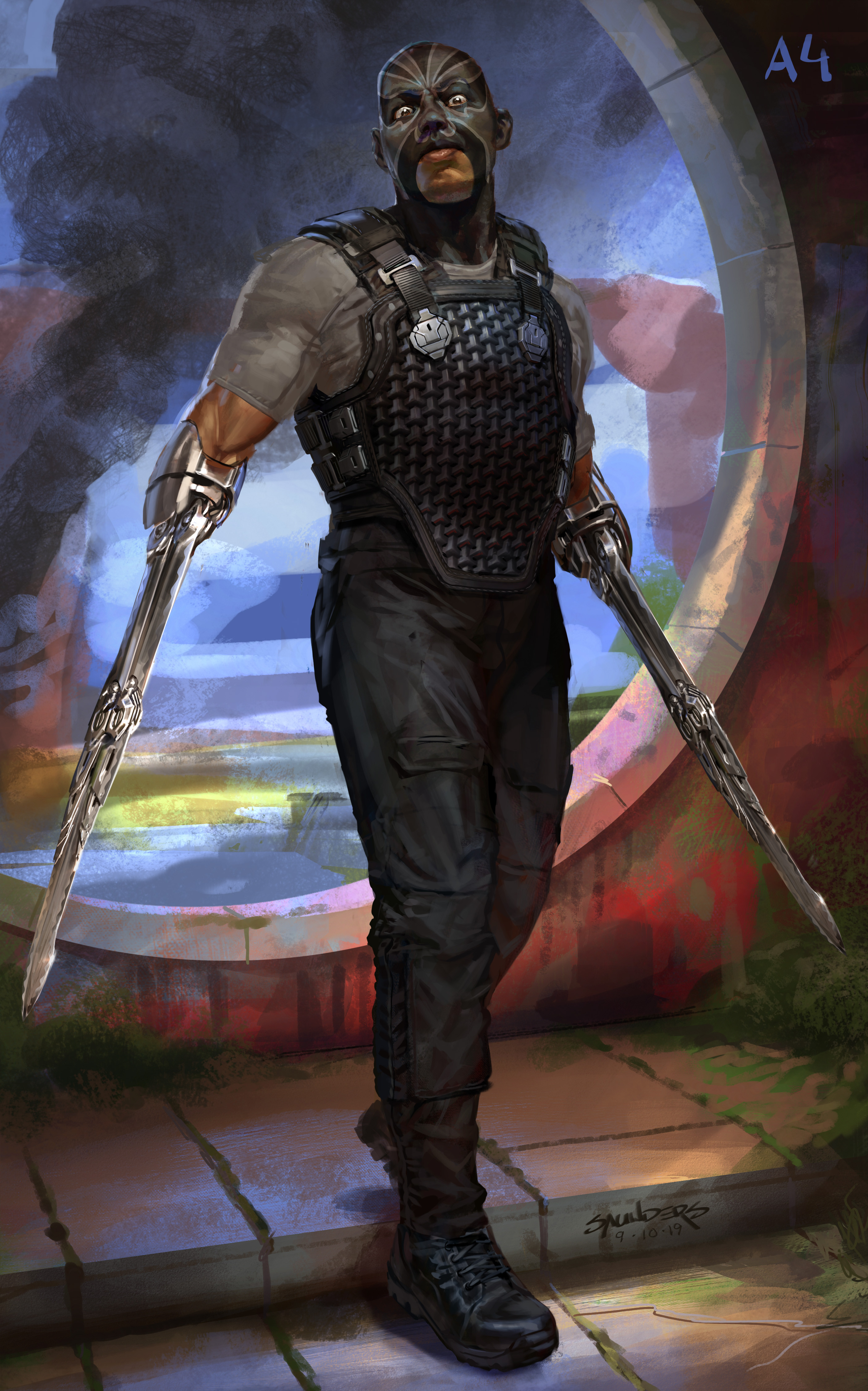 Adding a shirt, but keeping the tank-top/pants silhouette...