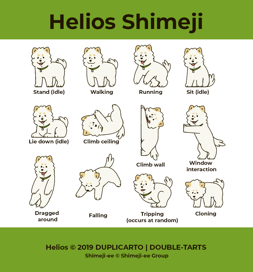 duplicarto Helios Samoyed Shimeji