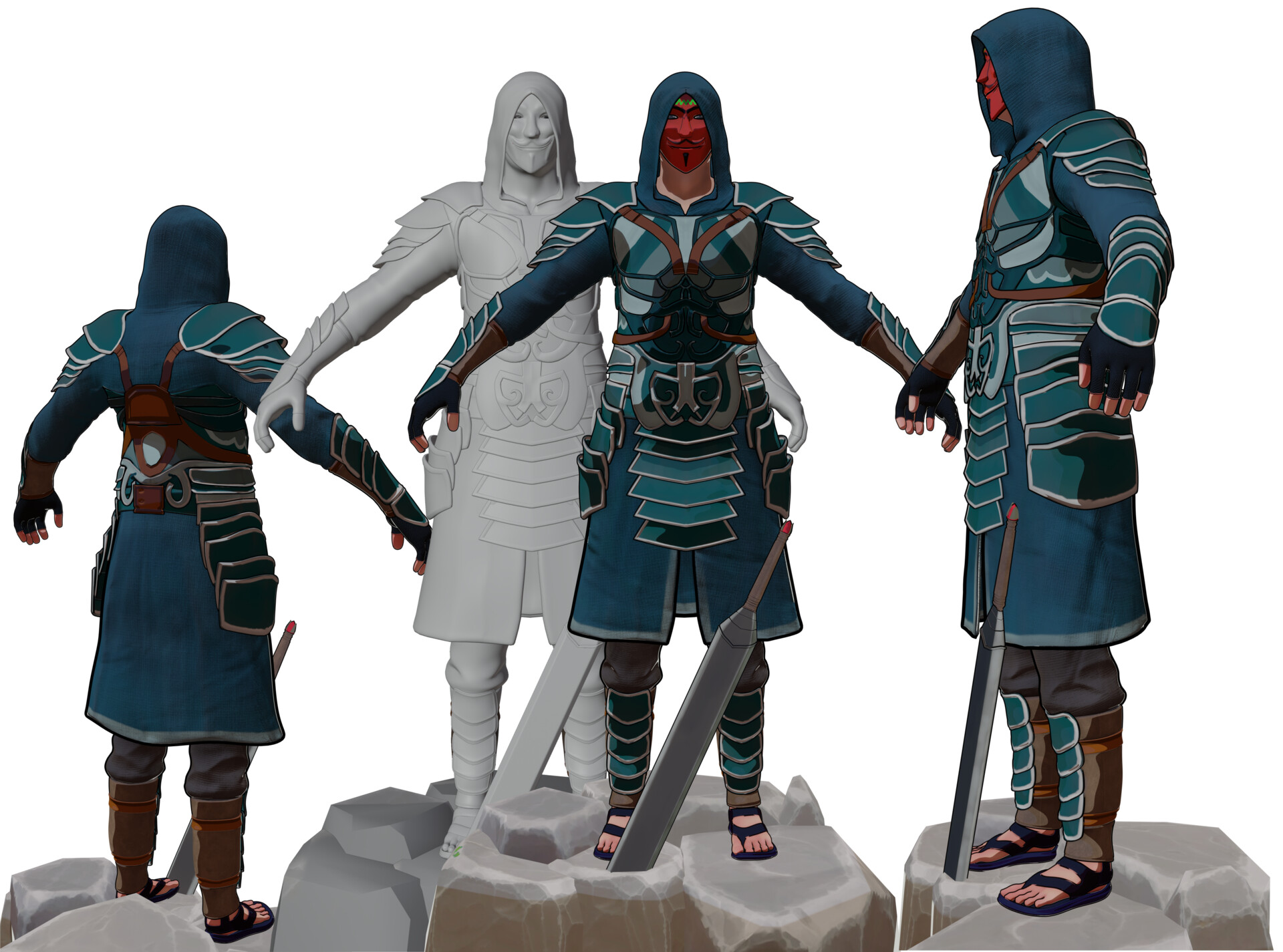 ArtStation - fan art ( 2D style modeling )