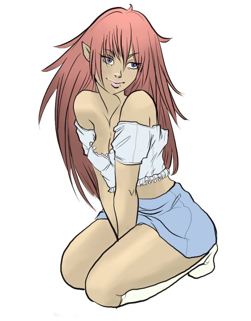 Random lady - old