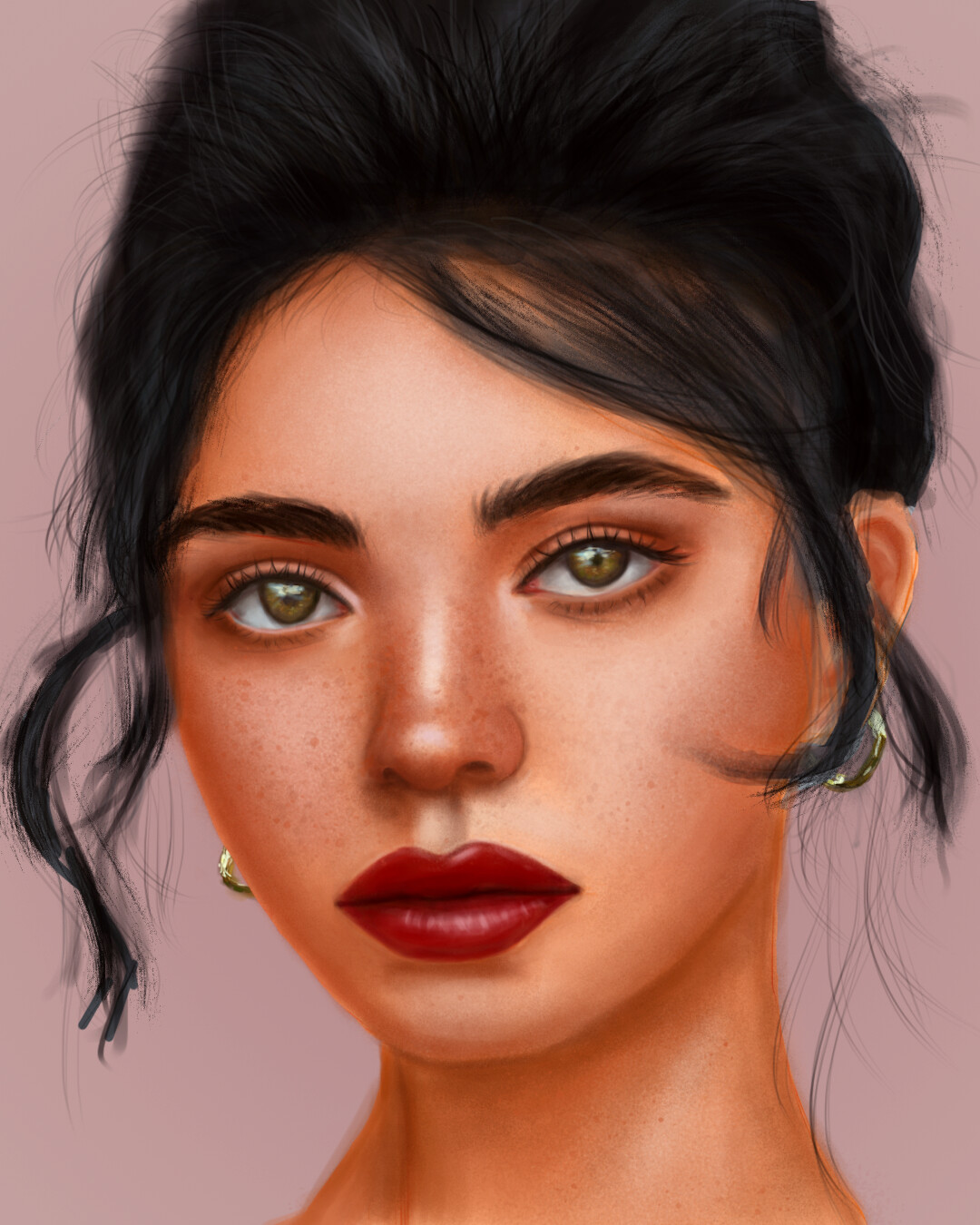 ArtStation - Digital painting portrait