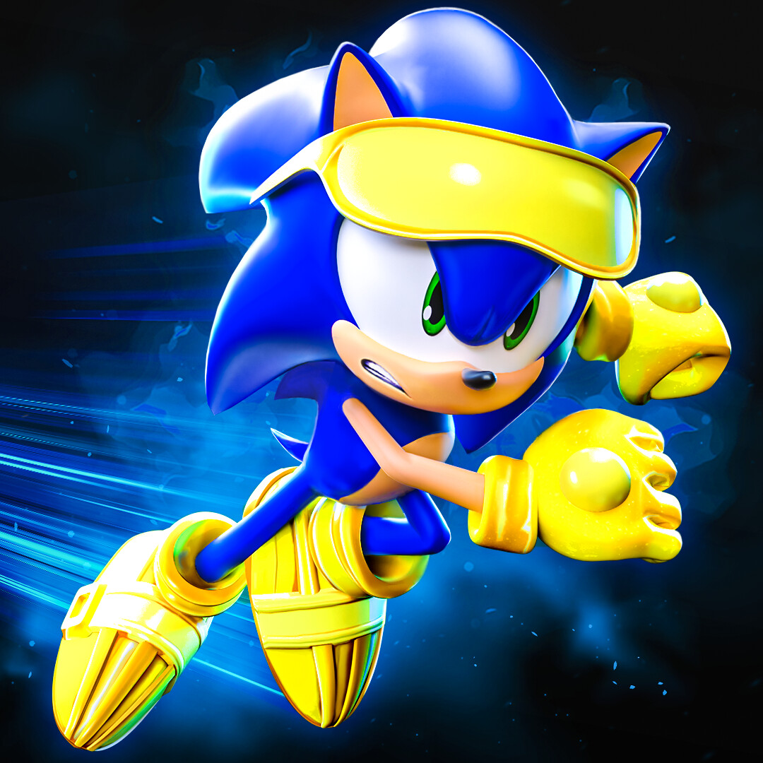 ArtStation - Gold Sonic Sonic Speed Simulator Icon